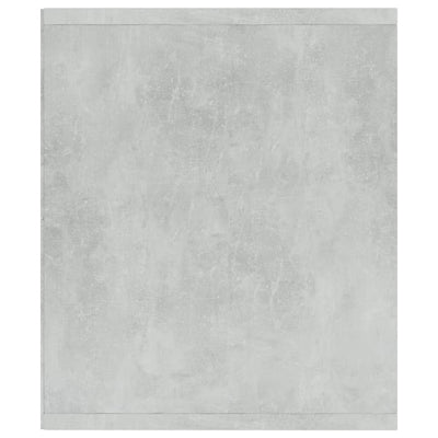 Kirjakaappi betoninharmaa 36x30x114 cm tekninen puu