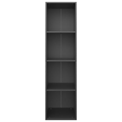 Kirjahylly/TV-taso musta 36x30x143 cm tekninen puu