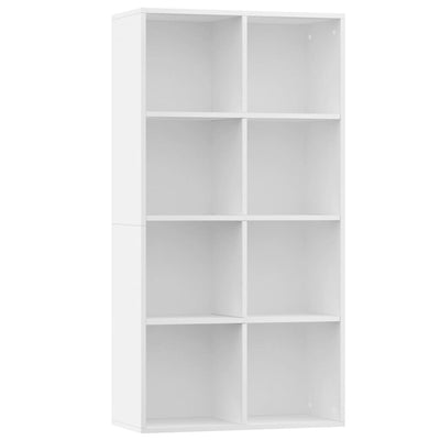 Valkoinen kirjahylly/senkki Anasztaszia 66x30x130cm (puinen)