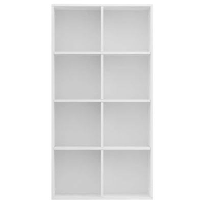 Valkoinen kirjahylly/senkki Anasztaszia 66x30x130cm (puinen)