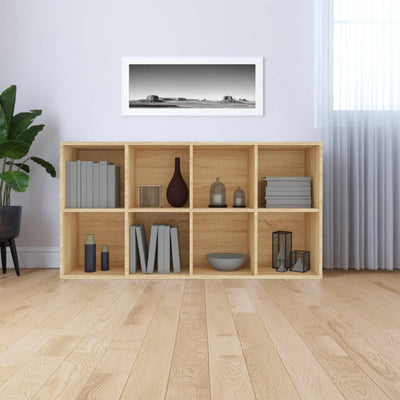 Kirjahylly/senkki Sonoma tammi 66x30x130 cm tekninen puu