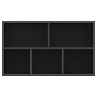 Kirjahylly/senkki musta 50x25x80 cm tekninen puu