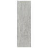 Kirjahylly betoninharmaa 97,5x29,5x100 cm tekninen puu