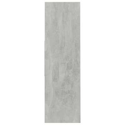 Kirjahylly betoninharmaa 97,5x29,5x100 cm tekninen puu