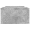 Näyttökoroke betoninharmaa 42x24x13 cm tekninen puu