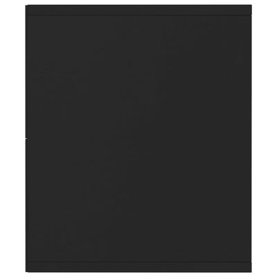 Musta kirjahylly/tv-taso Rudovica 143x30x36cm