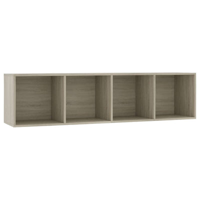 Kirjahylly/TV-taso Sonoma-tammi 143x30x36 cm
