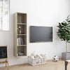 Kirjahylly/TV-taso Sonoma-tammi 143x30x36 cm