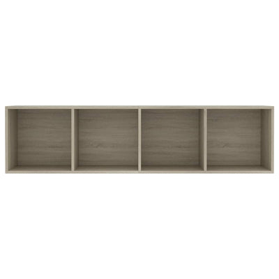 Kirjahylly/TV-taso Sonoma-tammi 143x30x36 cm