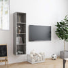 Kirjahylly/TV-taso betoninharmaa 143x30x36 cm