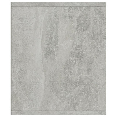 Kirjahylly/TV-taso betoninharmaa 143x30x36 cm