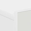 Valkoinen kelluva yöpöytä Saif 40x30x15cm (puinen)