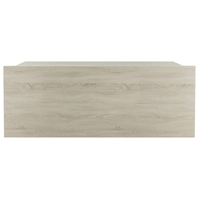 Kelluvat yöpöydät 2 kpl Sonoma tammi 40x30x15 cm tekninen puu