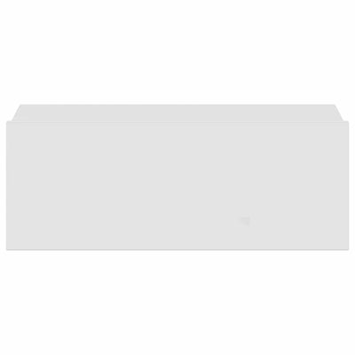 Valkoinen kelluvat yöpöydät Saif 40x30x15cm (2 kpl puinen)