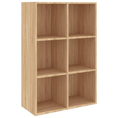 Kirjahylly/senkki Sonoma tammi 66x30x98 cm lastulevy