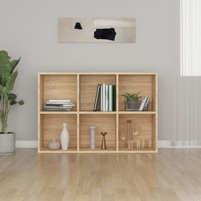 Kirjahylly/senkki Sonoma tammi 66x30x98 cm lastulevy