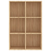 Kirjahylly/senkki Sonoma tammi 66x30x98 cm lastulevy