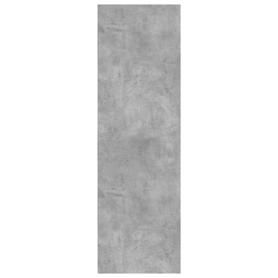 Kirjahylly/senkki betoninharmaa 66x30x98 cm lastulevy