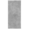 Kirjahylly/senkki betoninharmaa 66x30x98 cm lastulevy