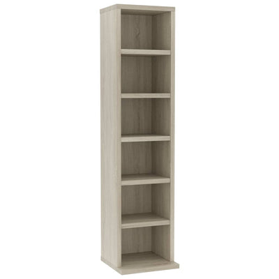 CD-hylly Sonoma tammi 21x20x88 cm tekninen puu