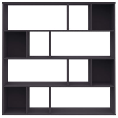 Tilanjakaja/kirjahylly harmaa 110x24x110 cm lastulevy
