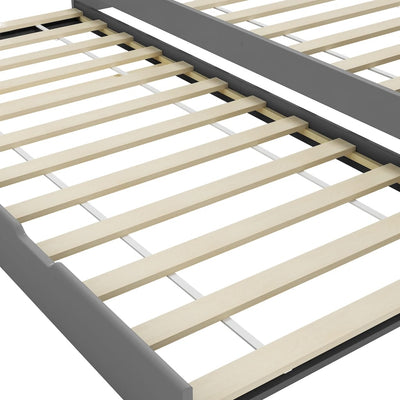 Harmaa vuodesohvan runko Zinisoara 90x200cm (mänty)