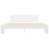 Valkoinen sängynrunko Raicovici 160x200cm (mänty)