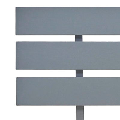 Sängynrunko harmaa täysi mänty 140x200 cm