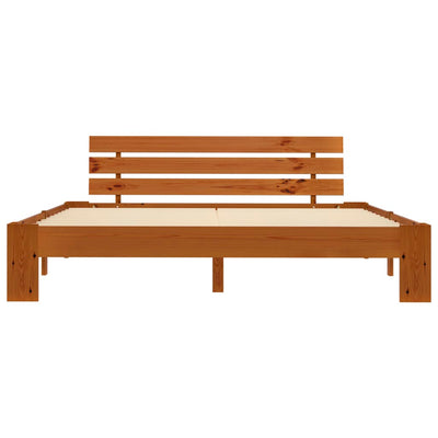 Hunajanruskea sängynrunko Raicovici 180x200cm (mänty)