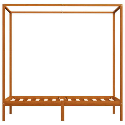 Pylvässänky hunajanruskea täysi mänty 90x200 cm