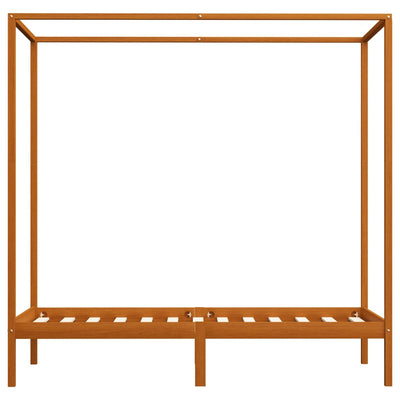 Pylvässänky hunajanruskea täysi mänty 100x200 cm