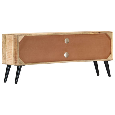 TV-taso 115x30x47 cm täysi mangopuu