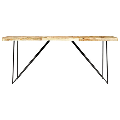 Ruokapöytä 180x90x76 cm täysi mangopuu