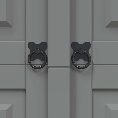 Harmaa vaatekaappi meksikon mänty corona-sarja Gligor (2 ovea)