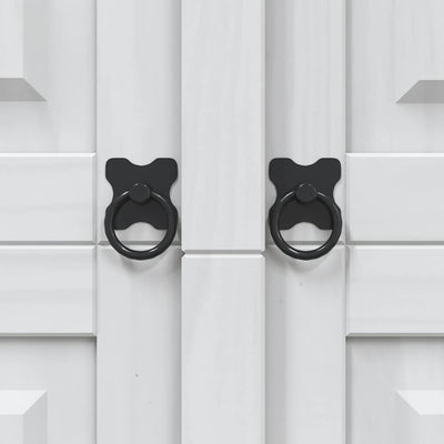 Valkoinen astiakaappi meksikon mänty corona-sarja Adalyn 80x40x170cm