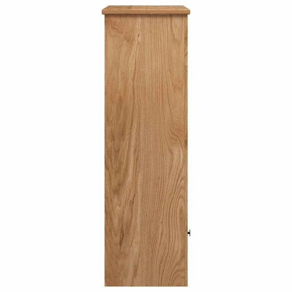 Kirjahylly 80x35x110 cm täysi mänty Panama-sarja