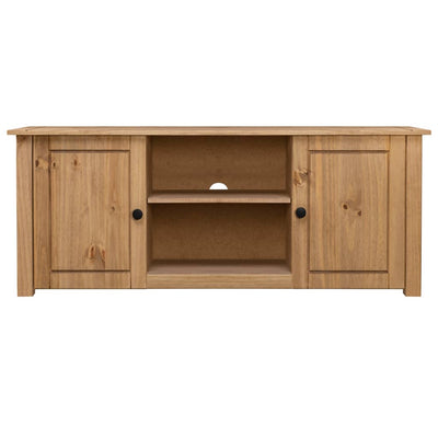 TV-taso 120x40x50 cm täysi mänty Panama-sarja