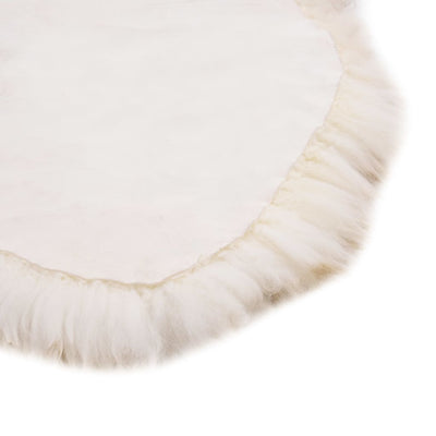 Ruskea melange lampaannahkamatto Epraxia 60x90cm