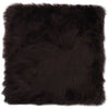 Tuolinpehmusteet 2 kpl ruskea 40x40 cm aito lampaannahka