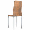 Ruokatuolit 2 kpl Ruskea 41.5 x 48 x 99 cm