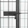 Vankka pentuaitaus musta 120x80x70 cm teräs