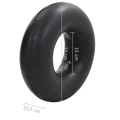 Kottikärryn rengas- ja sisäkumisarja 15x6.00-6 4PR 4PR kumi