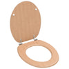 WC-istuin 2 kpl hard-close kansilla MDF bambukuosi