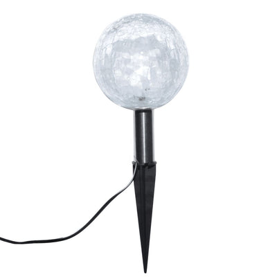 Puutarhavalot 6 LEDiä maapiikit ja aurinkopaneeli