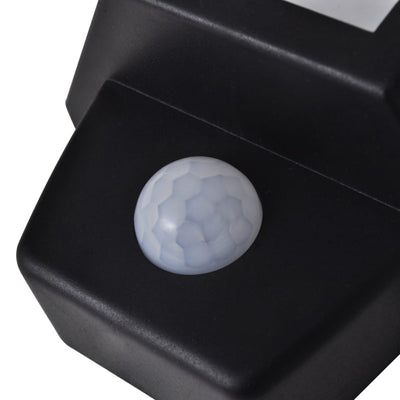 Ulkoseinävalaisimet aurinkoenergia 2 kpl liiketunnistin musta