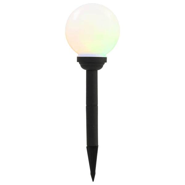 Väriä vaihtava led-aurinkokennovalaisin Filotie 15cm (8 kpl, pyöreä, rgb)
