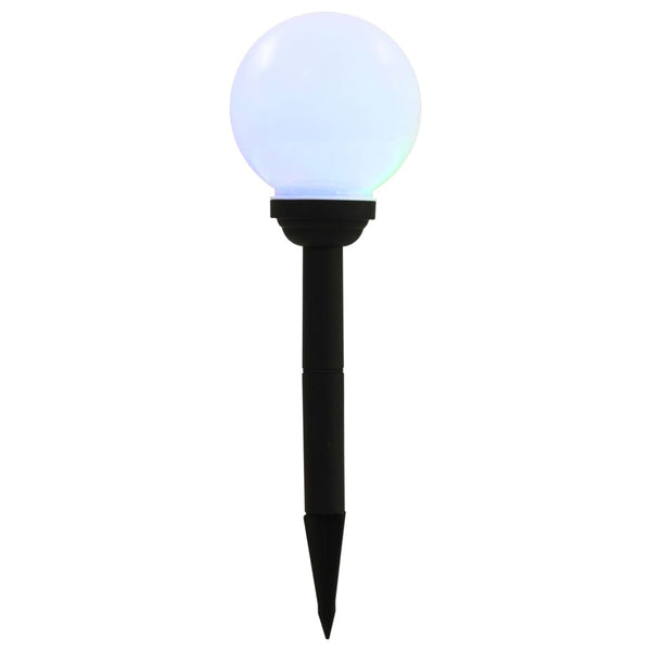 Väriä vaihtava led-aurinkokennovalaisin Filotie 15cm (8 kpl, pyöreä, rgb)