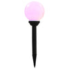 Väriä vaihtava led-aurinkokennovalaisin Filotie 15cm (8 kpl, pyöreä, rgb)