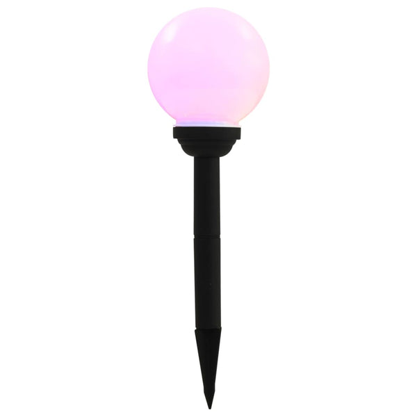 Väriä vaihtava led-aurinkokennovalaisin Filotie 15cm (8 kpl, pyöreä, rgb)