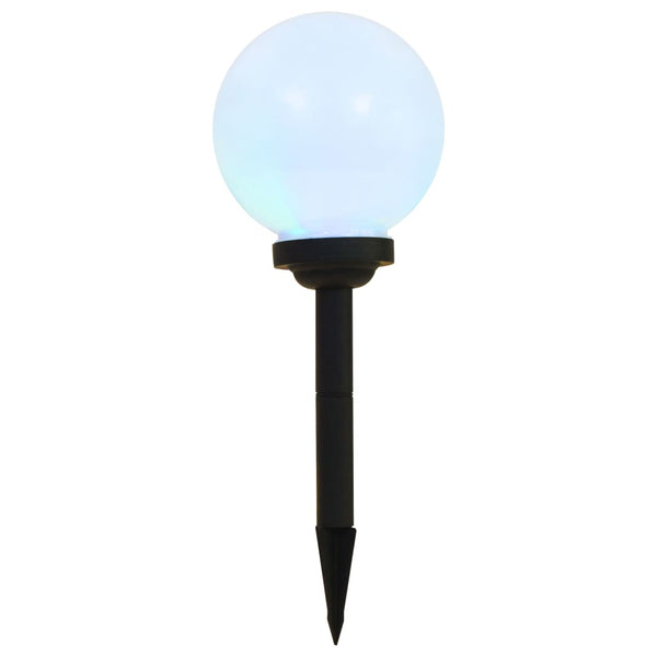 Väriä vaihtava led-aurinkokennovalaisin Less 20cm (6 kpl, pyöreä, rgb)